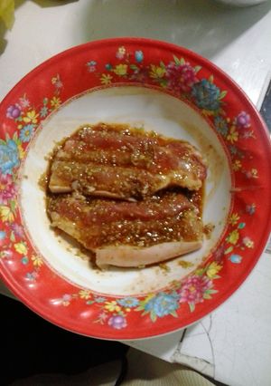 Hình của món Ba chỉ nồng nàn.