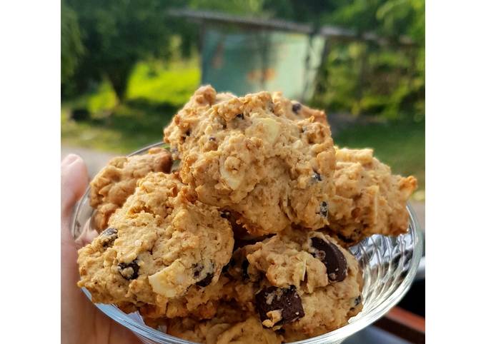 Resep Famous Amos Crispy Cookies Copycat 🍪🍪, Sempurna