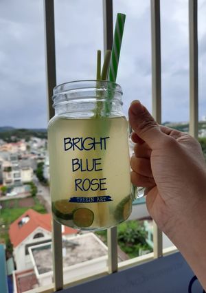 Hình của món Nước quất (tắc) sả mật ong.