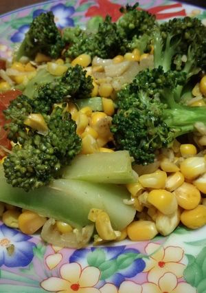 Foto resep Tumis brokoli jagung manis