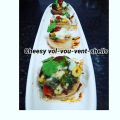 A picture of Cheesy vol-vou-vent-shells.