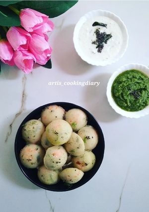 वेजिटेबल मिनी इडली (Vegetable mini idli recipe in Hindi) रेसिपी मुख्य फोटो