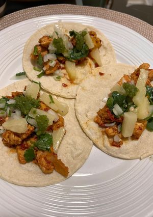 Una foto de Tacos al pastor 🤤❤️