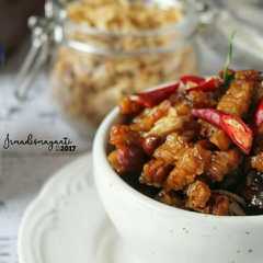 รูปของ Kering tempe kacang manis