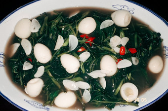 Resep Cah Kangkung Telur Puyuh yang Bisa Manjain Lidah