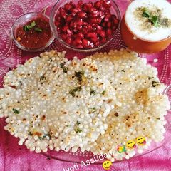Sago (Sabudana) paratha 😋😋😋😋 A picture of Sago (Sabudana) paratha 😋😋😋😋.