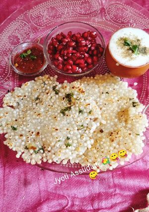 A picture of Sago (Sabudana) paratha 😋😋😋😋.