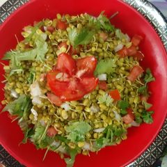 Moong Dal Sprouts A picture of Moong Dal Sprouts.