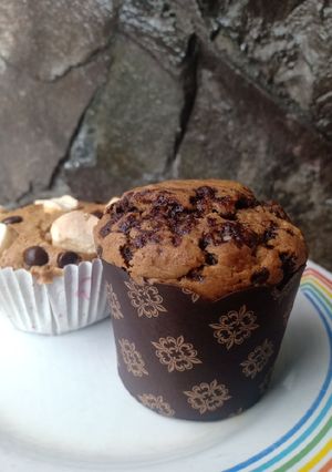 Foto resep 🧁 Banana Choco Muffin