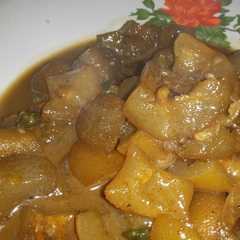 รูปของ Tumis kikil sederhana
