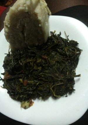A picture of Managu fried.