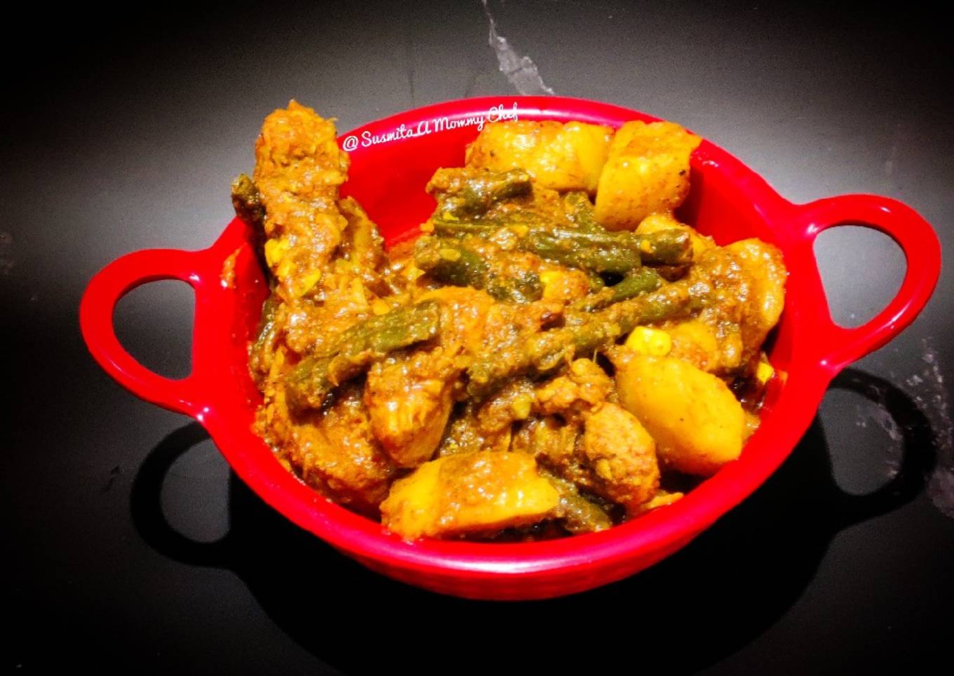 Chicken curry with vegetables