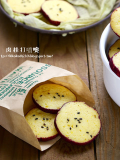 香脆黑芝麻地瓜餅乾 的食譜成品照片