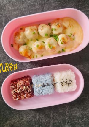 รูปของ หมูสอดไส้ชีส (เมนูอาหารเด็ก) เมนูข้าวกล่อง