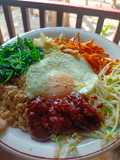 Bibimbap ekonomis saus gochujang