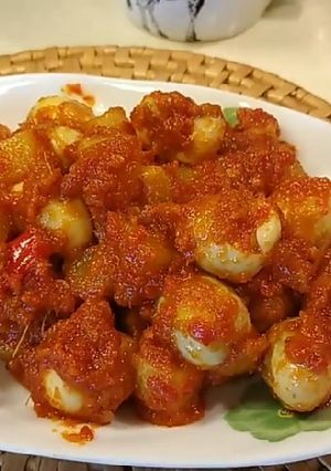 Foto resep Sambal goreng kentang telur puyuh