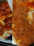 Pizza casera común y con sardina