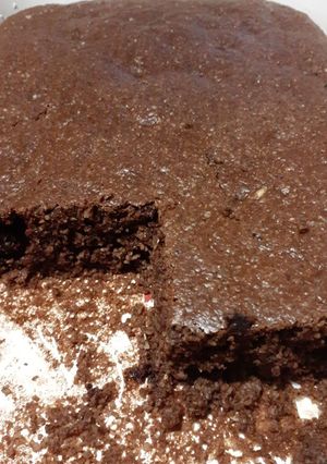 Una foto de Torta de harina de avena y edulcorante!