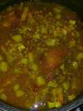 Lentejas con pollo ahumado