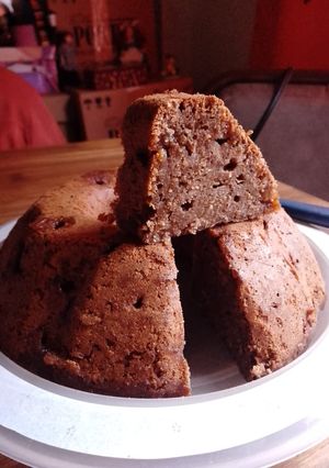 Una foto de Budín de Zucchini, Banana y Chocolate