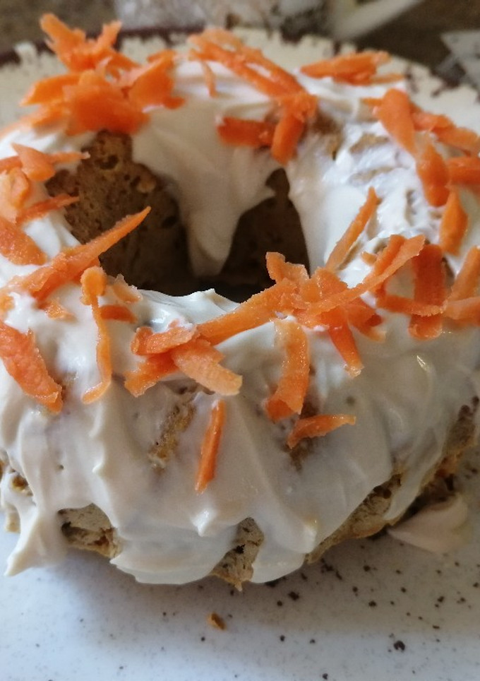 Una foto de Pastelito de zanahoria y avena en air fryer 🥕🎂