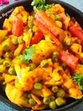 Cauliflower, Potato, Peas, and Carrot Curry