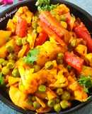 Cauliflower, Potato, Peas, and Carrot Curry