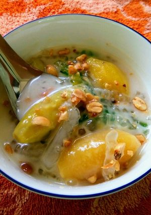 Hình của món Chè chuối sáp.