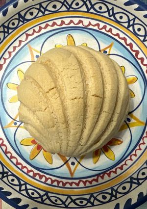 Édes mexikói kalács: concha recept fotója