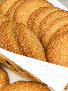 Фото Кунжутное печенье за 15 минут | Sesame cookies in 15 minutes.