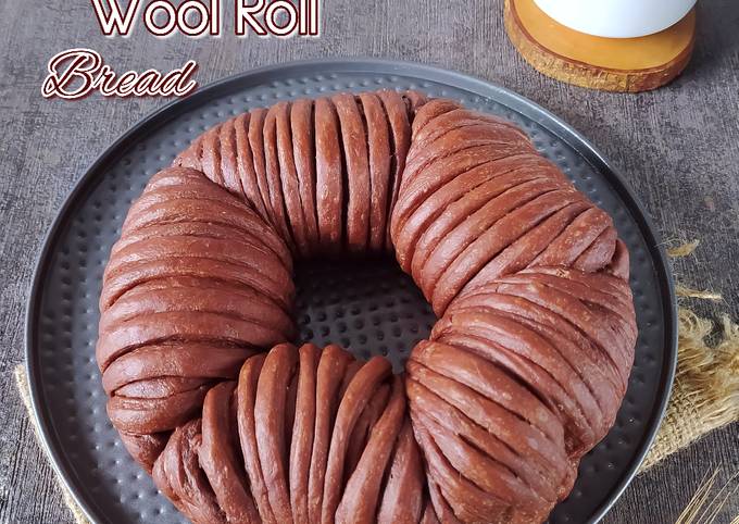 How to Prepare Tasty Chocolate wool roll bread, eggless