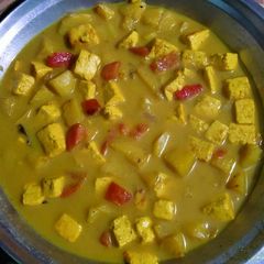 A picture of পনিরের ডালনা (Paneer r dalna recipe in Bengali).