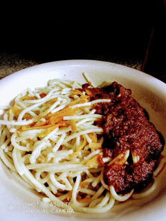 A picture of Shreded Carrot Pasta.