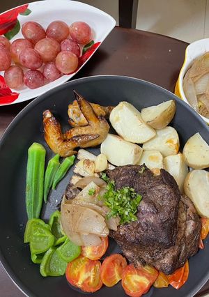 羊排餐料理 的食譜成品照片