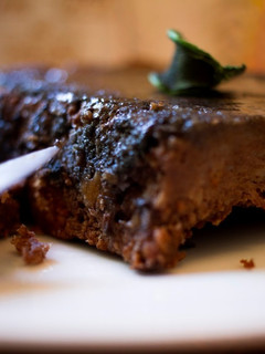 Una foto de Budín de chocolate y horchata
