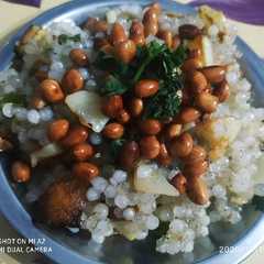 साबू दाना की खिचड़ी (saboo daane ki khichdi recipe in hindi)-レシピのメイン写真