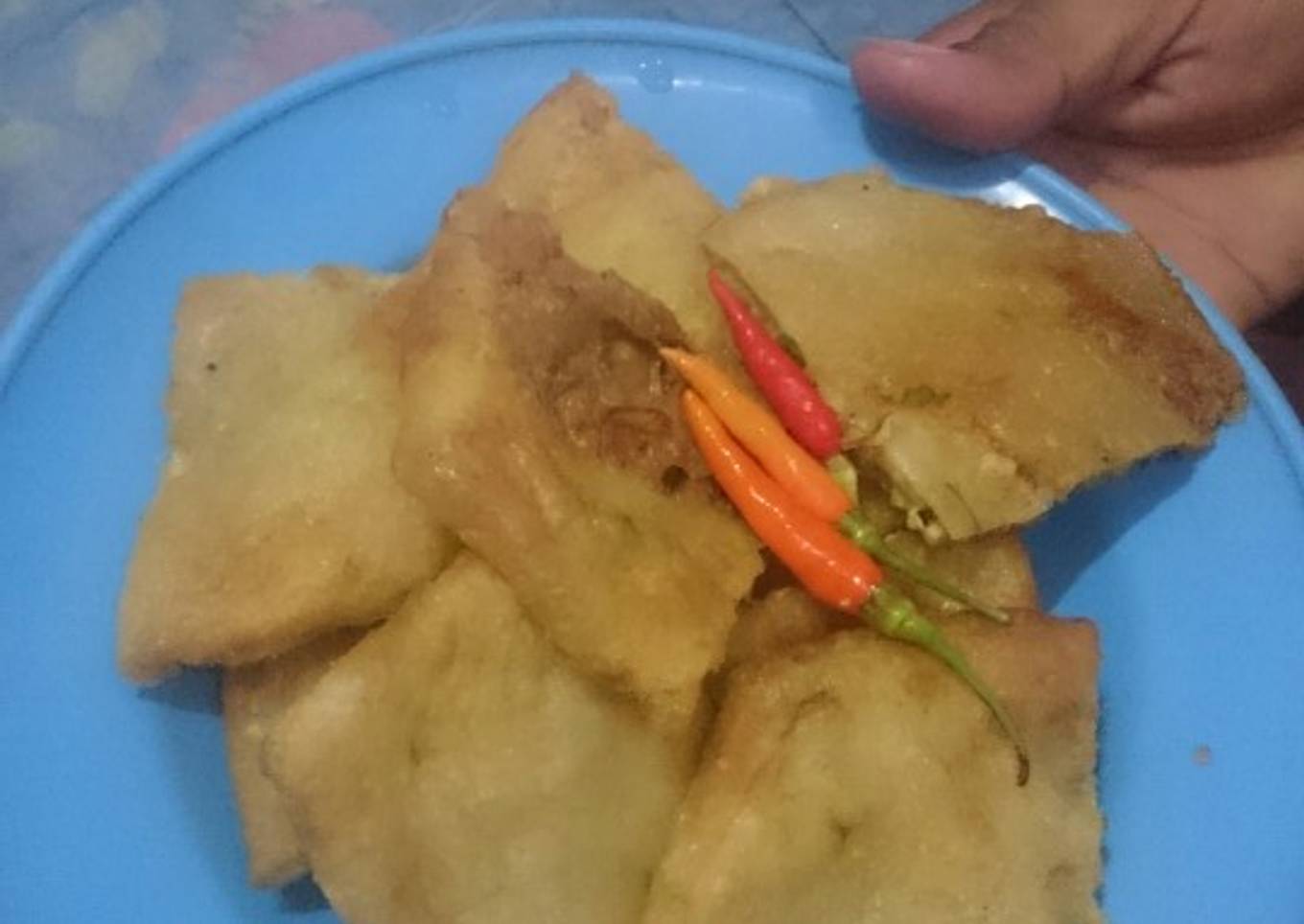 Martabak telor usus, homemade