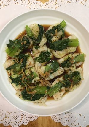 A picture of Chili Soy Sauce Steamed Fish.
