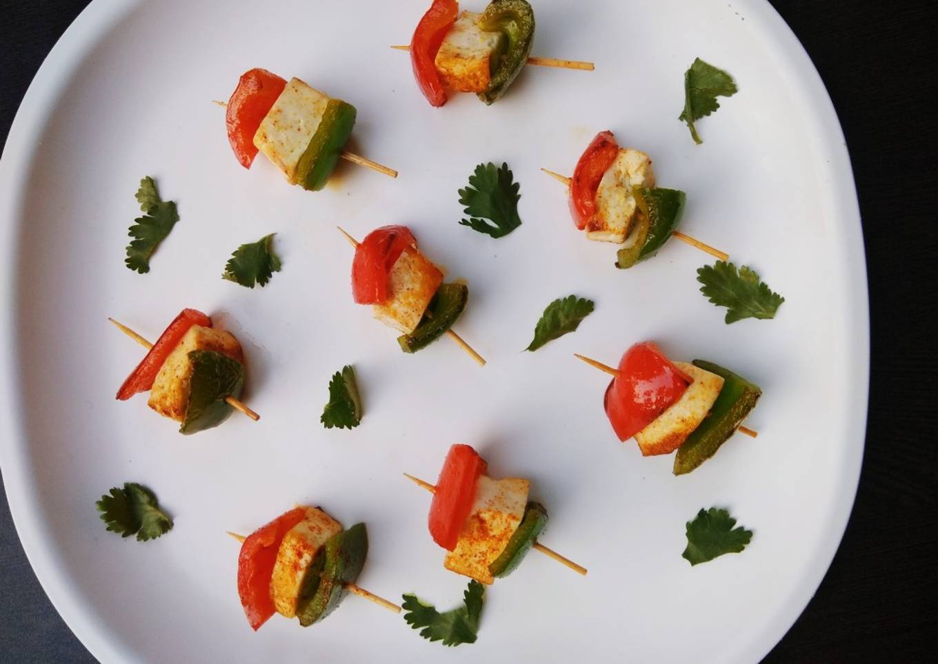 Tri Colour Skewers