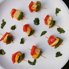 A picture of Tri Colour Skewers.