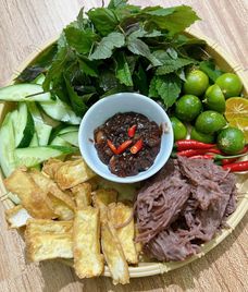 bún đậu mắm tôm miền bắc