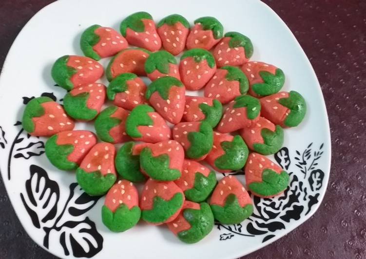 Resep Nastar strawberry isi kurma, Sempurna