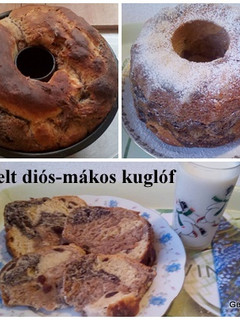Kelt diós-mákos kuglóf recept fotója