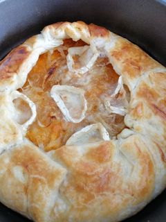 Una foto de Galette de calabaza y queso de cabra