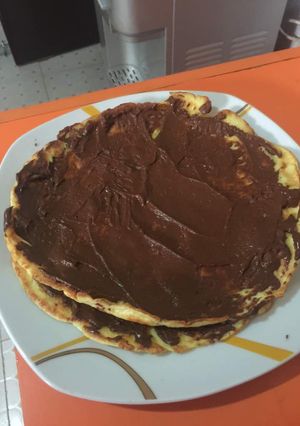 A picture of Protein Shake healthy Pancakes (breakfast).