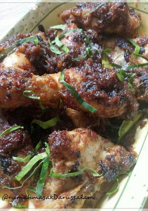 Foto resep Ayam Panggang Bumbu Rujak Ramah Anak 😊