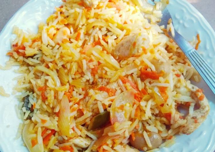 Chakalaka and Chicken Rice