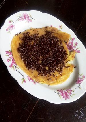 Foto resep Roti maryam cokelat susu