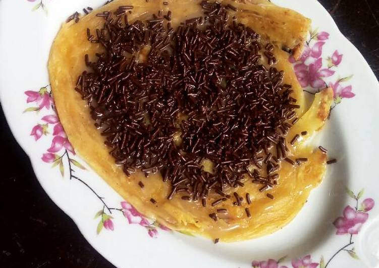 Roti maryam cokelat susu