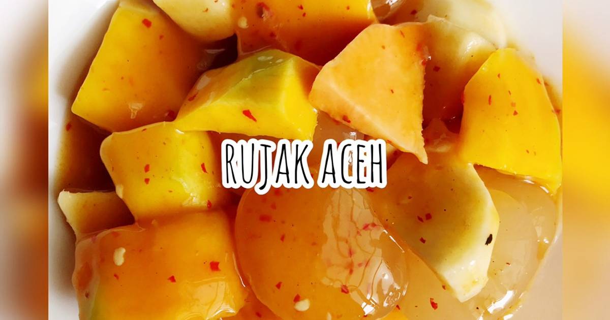 Resep Rujak Aceh Pakai Mangga Harum Manis Oleh Sabiya Kitchen Cookpad